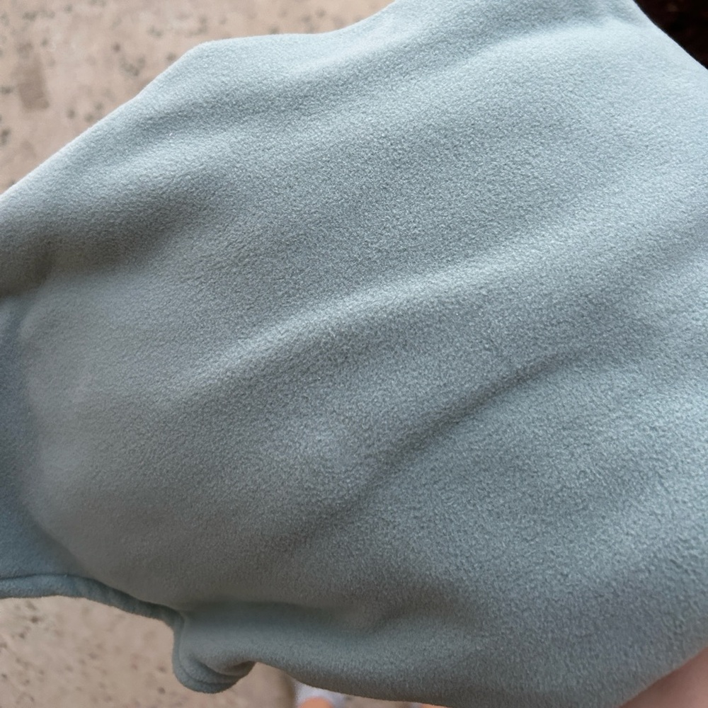 Aritzia NWT Tna Fleece Polar Button Up in Glacial Green - Picture 9 of 9